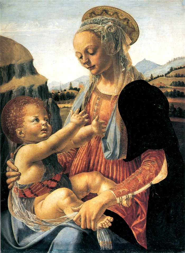 Madonna-with-Child-by-Verrocchio