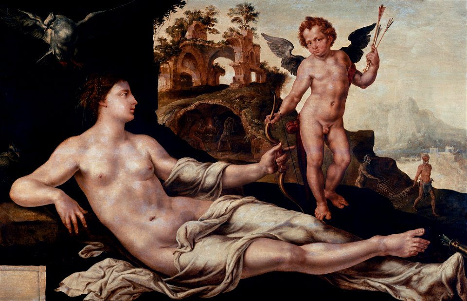 Maerten van Heemskerck - Venus en Amor 1545