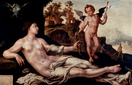 Maerten van Heemskerck - Venus en Amor 1545