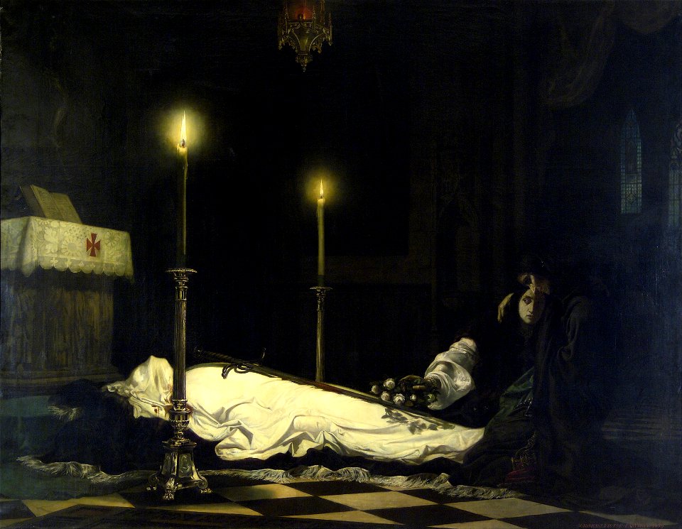 Madarász, Viktor - The Mourning of László Hunyadi - Google Art Project