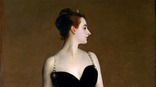 Madame X (Madame Pierre Gautreau), John Singer Sargent, 1884 - detail 01