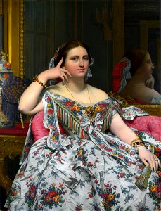 Madame Moitessier by Jean-Auguste-Dominique Ingres