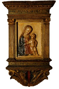 Madonna con el niño - Anónimo