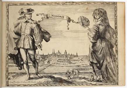 Maddrit -Madrid- - Costumes des quatre parties du monde, gravés dans la manière de Luycken (1670)