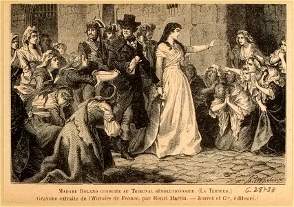 Madame Roland conduite au Tribunal révolutionnaire
