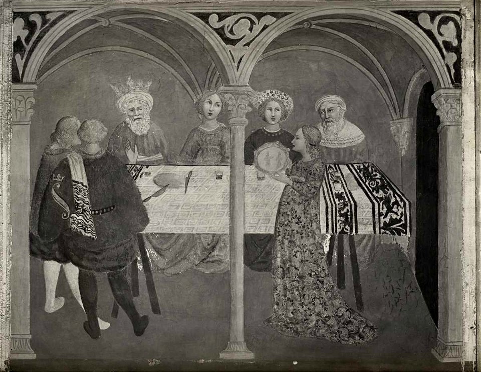 Maestro del 1458 - Banchetto di Erode, inv. 287 (127)
