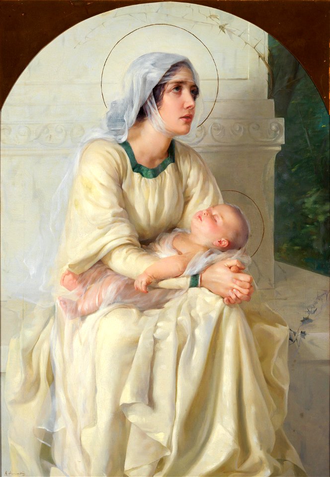 Madonna and Child Italian 19c