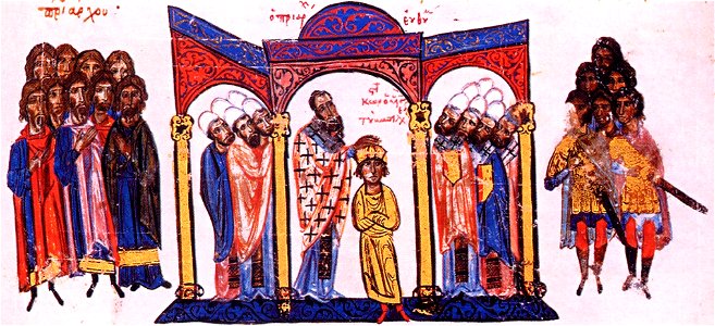MadridSkylitzesCoronationKonstantinosVIIFol114v