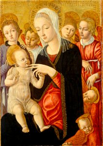 Madonna and Child with Angels and Cherubim SC-000003