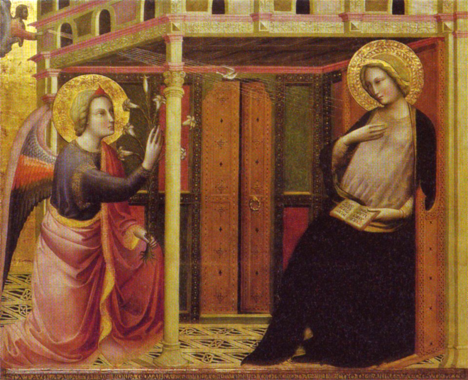 Maestro della madonna strauss, annunciazione di santa maria a quinto