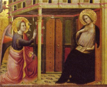 Maestro della madonna strauss, annunciazione di santa maria a quinto