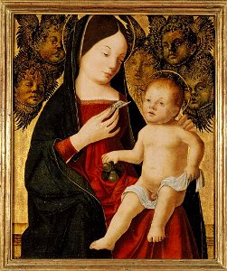 Madonna and Child, 1454-1478, 48.9 x 40.2 cm, Bucknell University Art Gallery, Lewisburg, PA