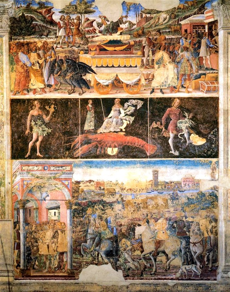 Maestro dagli occhi spalancati - Allegory of June - Triumph of Mercury - WGA23125