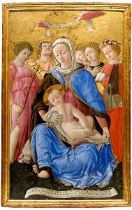 Madonna-of-humility- 1433 Domenico di Bartolo