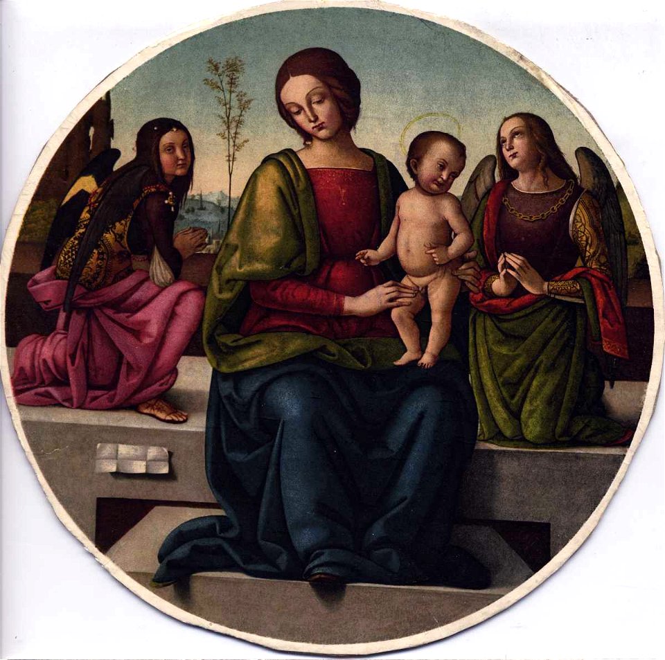 Maestro del tondo Greenville - Madonna con Bambino e angeli, inv. 14.1