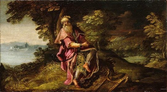 Maerten de Vos - King Manasseh in exile