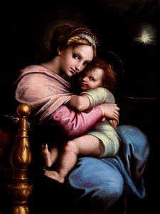Madonna and Child - Giulio Romano (Apsley House). Free illustration for personal and commercial use.