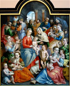 Maerten de Vos - The Family of the Virgin