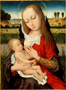 Madonna and Child (Mästaren till Katarinalegenden) - Nationalmuseum - 23228