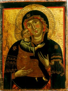 Maestro della croce 434, madonna col bambino, ubicazione ignota