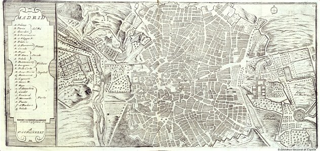 Madrid A.P. Coronelli, 1680-1718