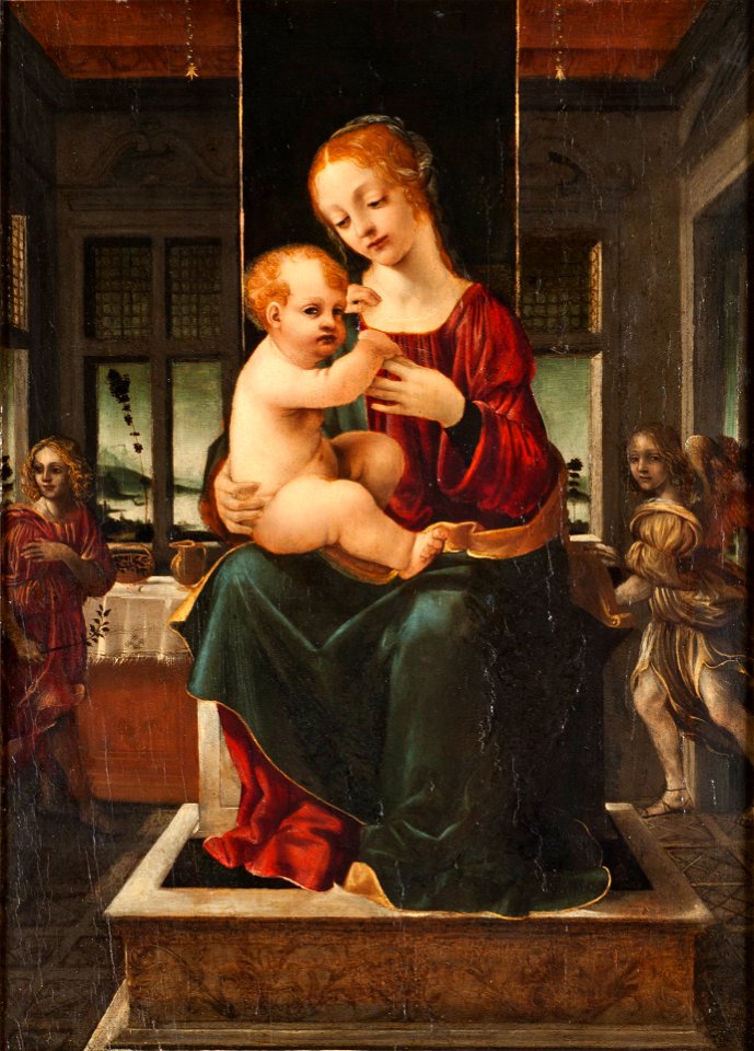 Madonna and Child (Francesco Napoletano) - Nationalmuseum - 19696