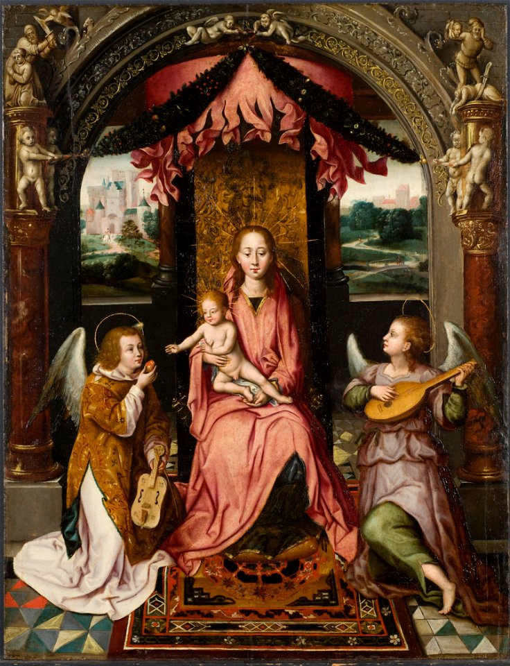 Madonna and Child. Detail from the St John Altar - Nationalmuseum - 18463