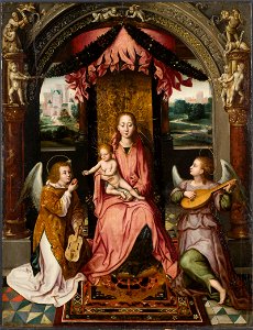 Madonna and Child. Detail from the St John Altar - Nationalmuseum - 18463