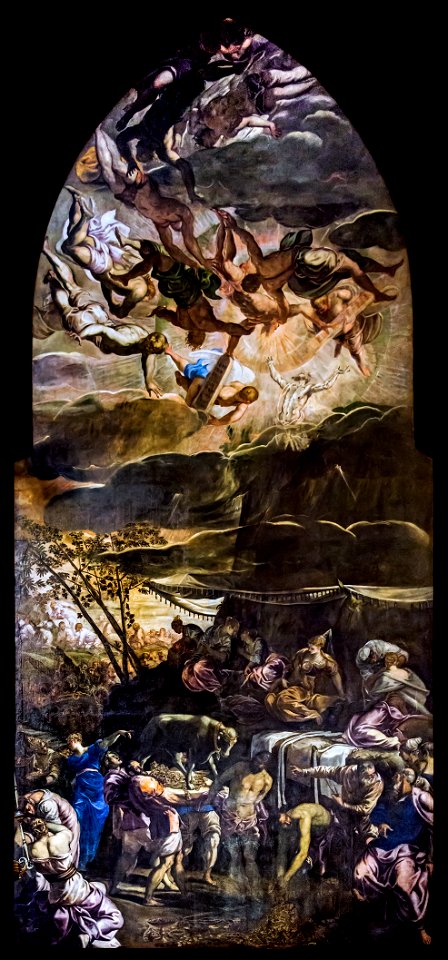 Madonna dell'Orto (Venice) - Choir - The Worship of the Golden Calf - Tintoretto