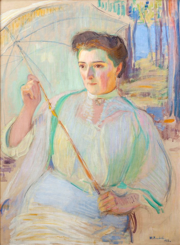 Magnus Enckell - Portrait of Emmy Frosterus