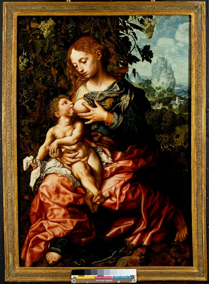 Madonna of Humility (Jan van Hemessen) - Nationalmuseum - 19200