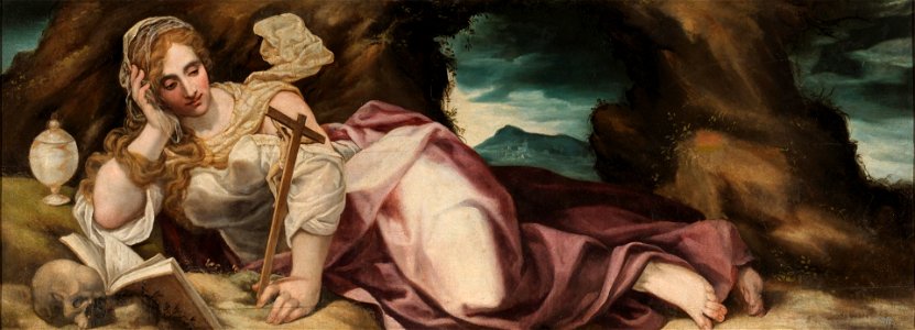 Magdalena penitente por Gaspar Becerra
