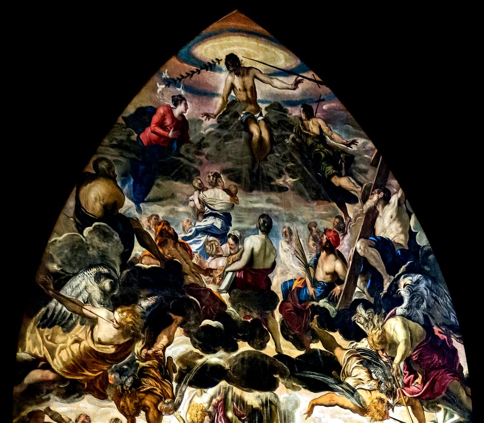 Madonna dell'Orto (Venice) - Choir - The Last Judgment by Jacopo Tintoretto crop1