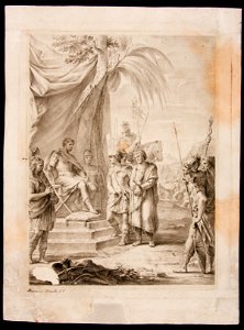 Maella, Mariano Salvador - Jugurtha Bound and Handed Over to Silanus, who Takes Him to Marius - Google Art Project