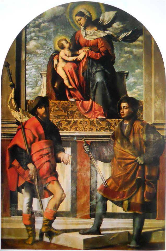 Madonna col Bambino con i santi Rocco e Sebastiano