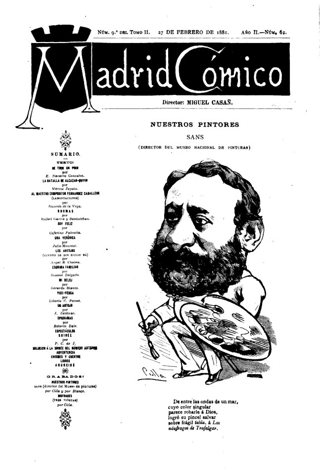 Madrid Cómico, de Cilla, 27-02-1881