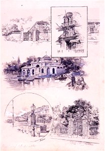 Madrid, lo que desaparece, 15.4.1905, RABASF, painting by Mariano Pedrero