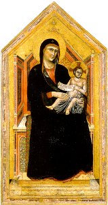 Maestro della santa ceciclia, madonna in trono