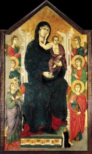 Maestro di Citta di Castello, Maesta, Pinacoteca comunale, Citta di Castello