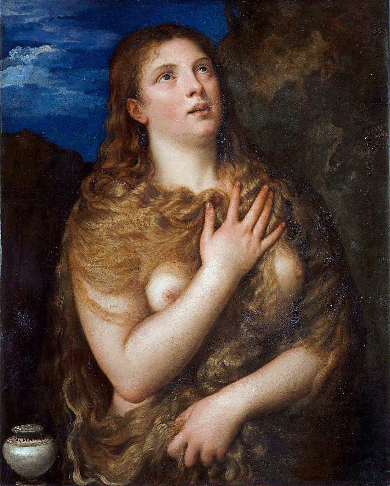Magdalena penitente, por TizianoFXD