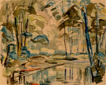 Magnus Enckell - Small Lake - A-2002-197 - Finnish National Gallery