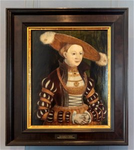 Magdalena of Saxony by Lucas Cranach (Schule)-4773