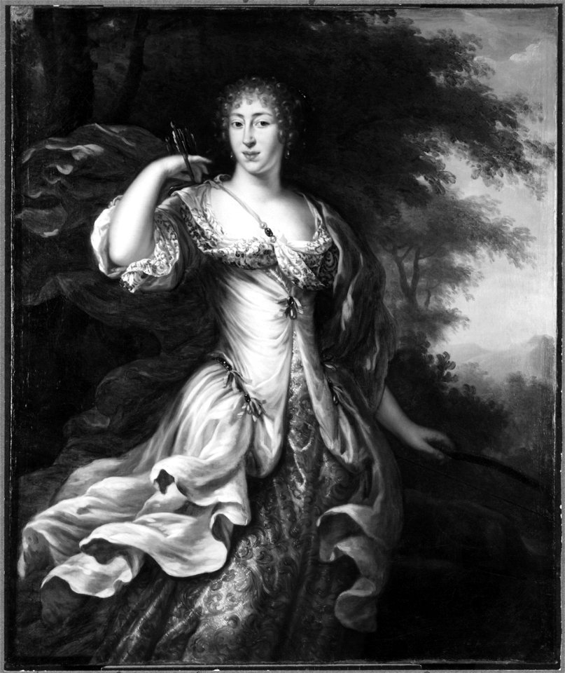 Magdalena Sibylla, 1652-1712, prinsessa av Hessen-Darmstadt - Nationalmuseum - 112524