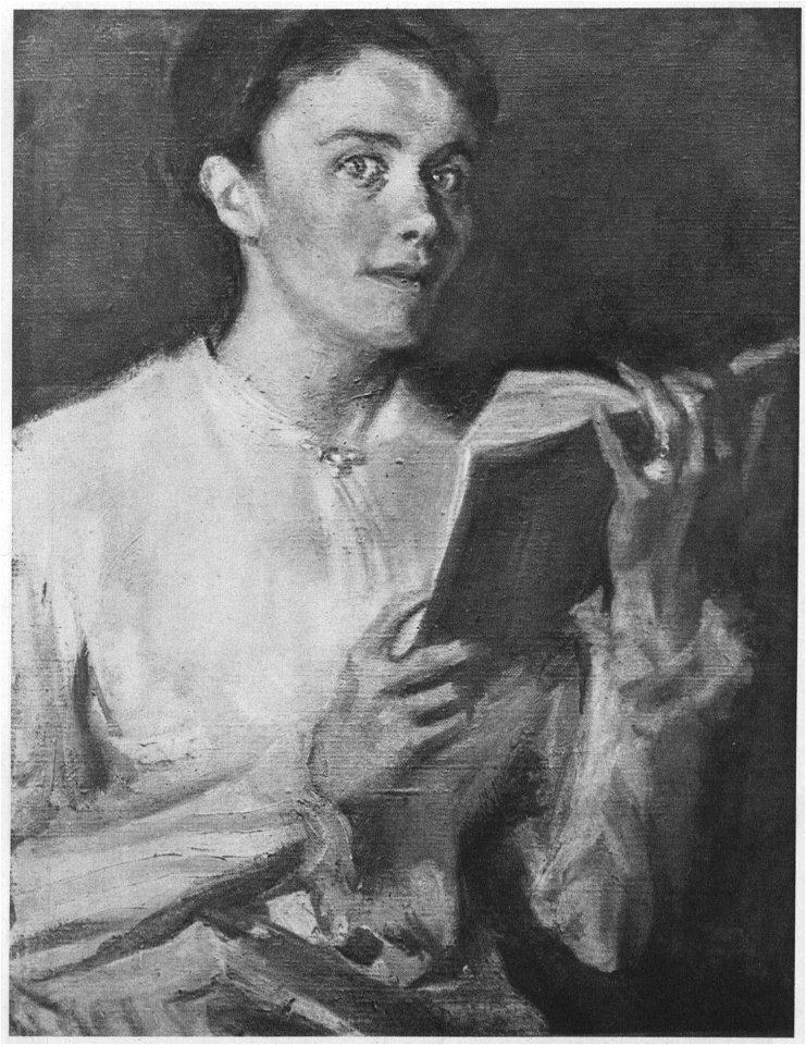 Magnus Enckell Lesende Frau