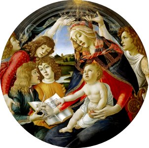 Magnificat Madonna - Botticelli (uffici) b