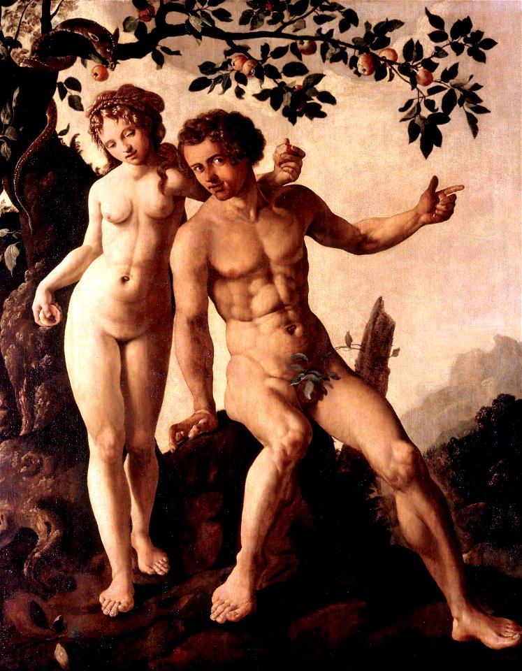Maerten van Heemskerck - De zondeval ca 1530