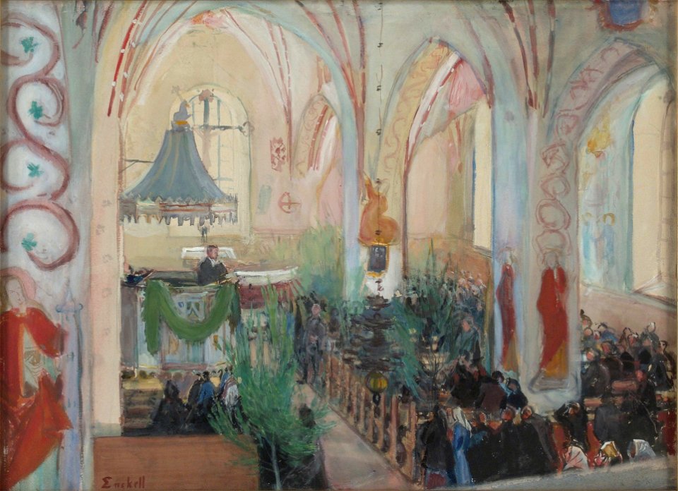 Magnus Enckell - Midsummer Day Service in Lohja Church
