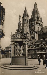 Mainz, Rheinland-Pfalz - Marktbrunnen (Zeno Ansichtskarten)