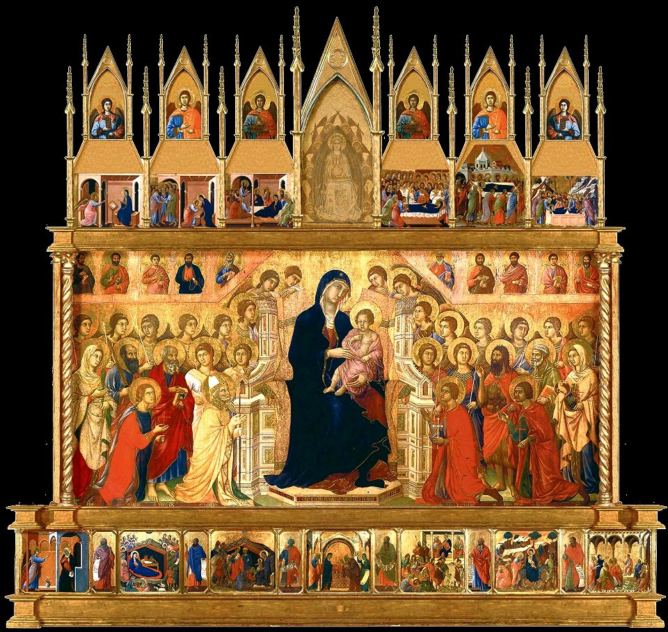 Maest 0 duccio 1308-11 siena duomo