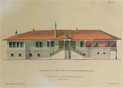 Maison de Bostandji-bachi à Eski Serai - Sayger C - 1834